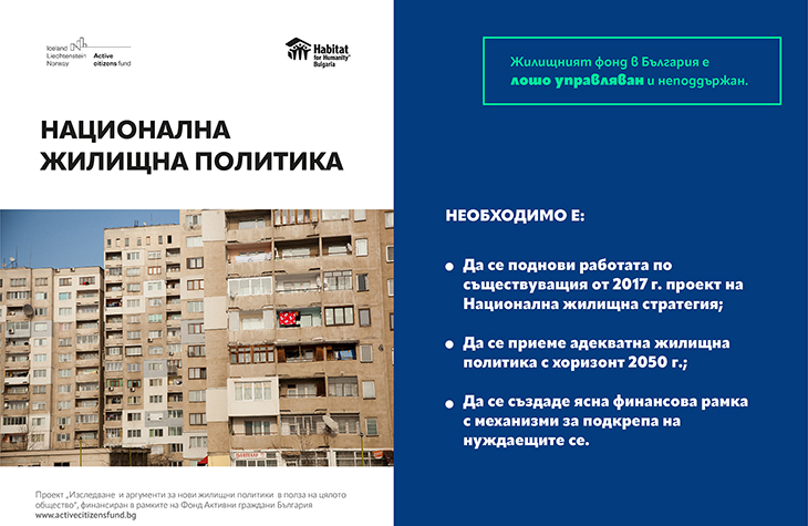 Ще обсъждат подобряването на жилищните условия на уязвими групи