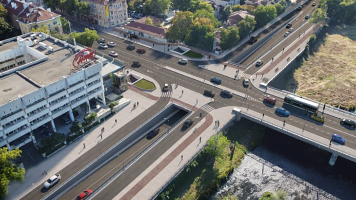 Строителството на пробива на Водната палата в Пловдив ще бъде спряно за месец, проектът ще бъде преработен