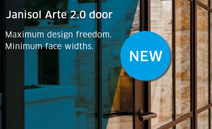 Новата система за стоманени врати Jansen Janisol Arte 2.0 вече е на пазара