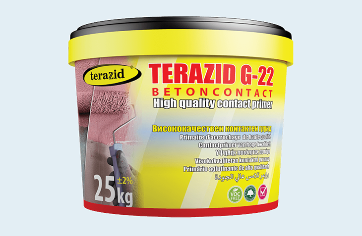 Terazid G-22 (Betoncontact) е висококачествен контактен грунд