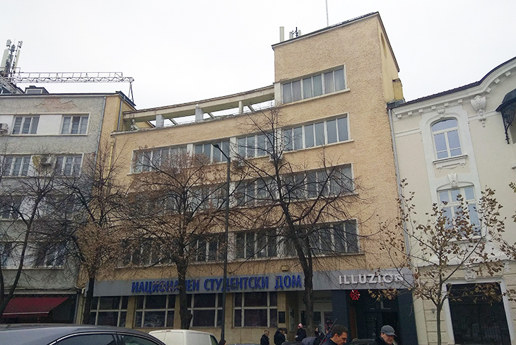 Издадено е разрешение за строеж за консервация, реставрация, ремонт и реконструкция на Националния студентски дом в София